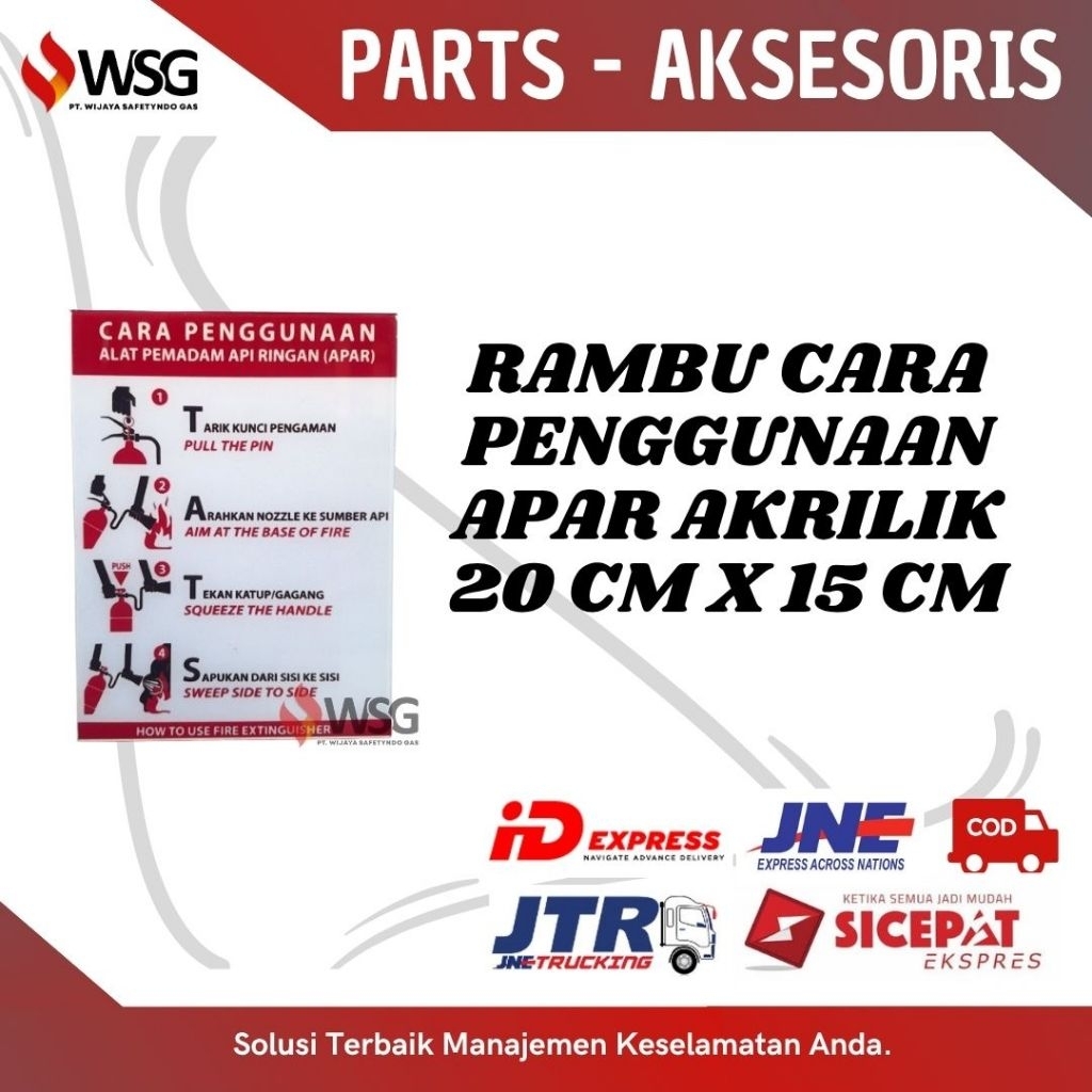 

Rambu Cara Penggunaan APAR Akrilik 20cm x 15cm