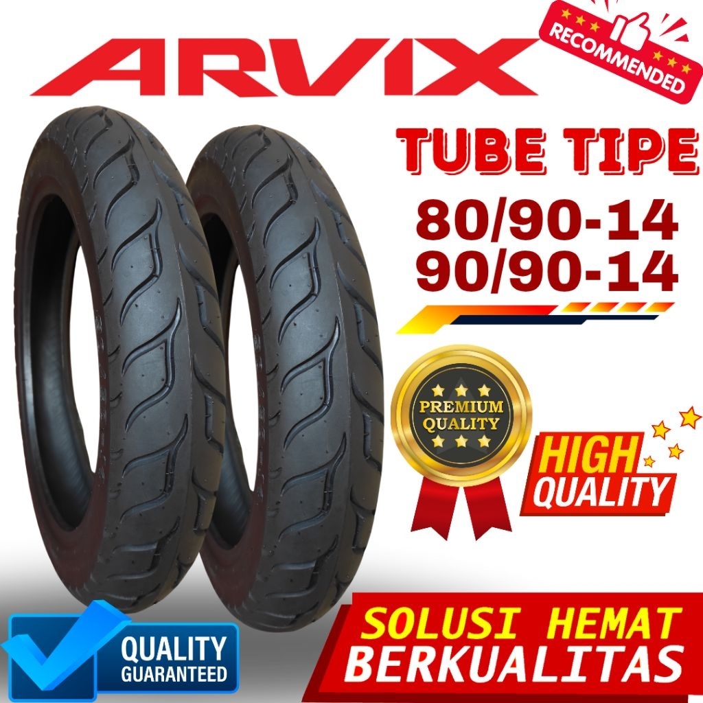 Ban motor matic ring 14 ukuran 80/90-14, 90/90-14