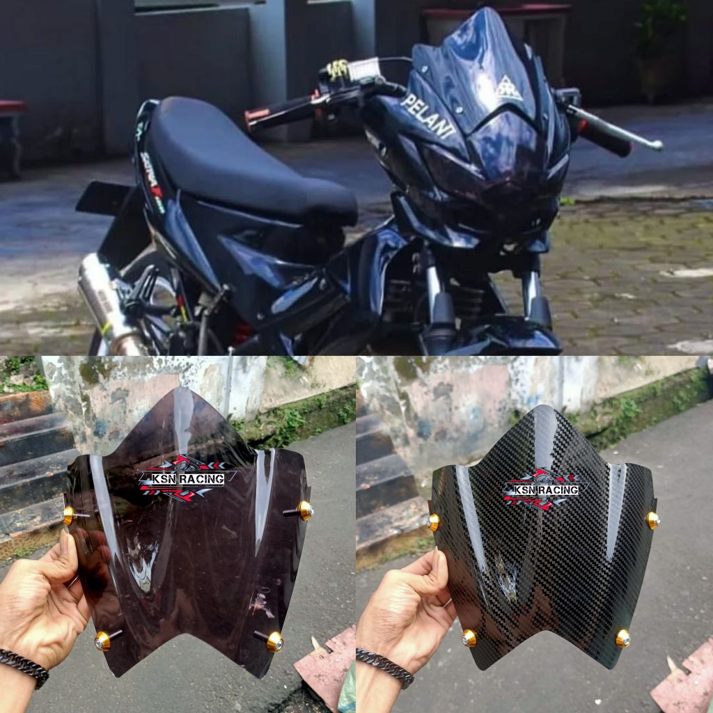 Visor fu barong lama visor satria fu barong 150 model standar