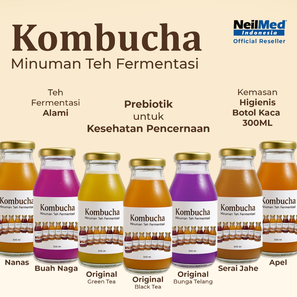 

Teh Kombucha Fermantasi premium 300ML
