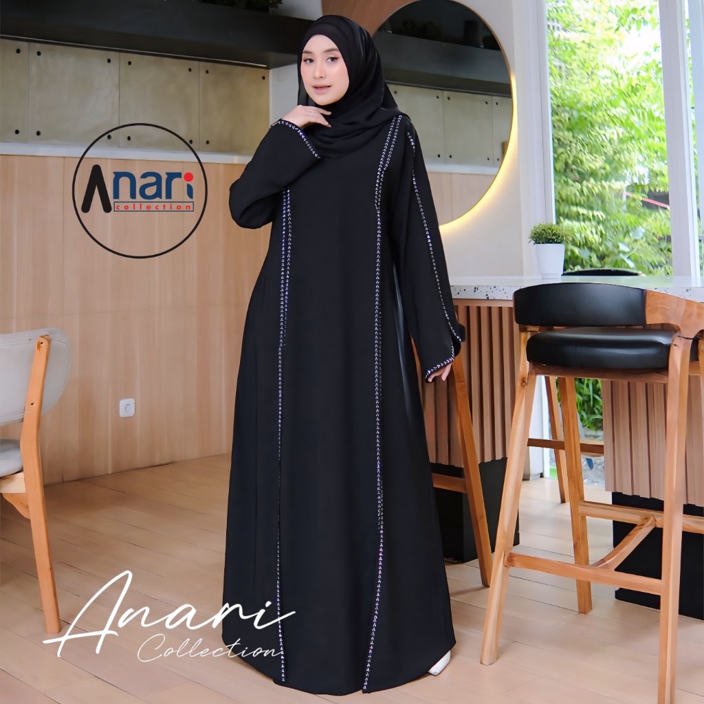 ORIGINAL (BISA COD) ABAYA MADINAH SABRINA SIMPEL ELEGAN PREMIUM BRANDED DRESS GAMIS ABAYA SANTRI