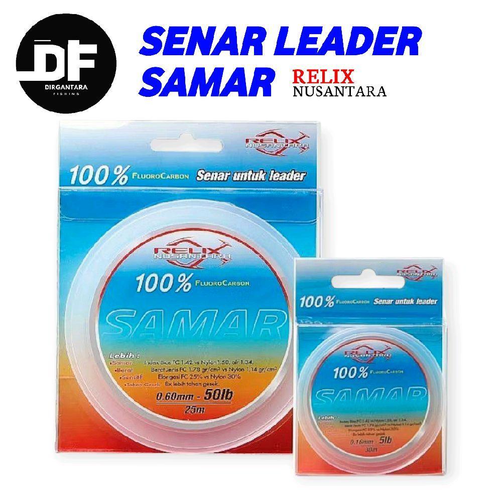 Senar Leader Pancing Relix Nusantara SAMAR 100% Fluorocarbon LEADER SAMAR