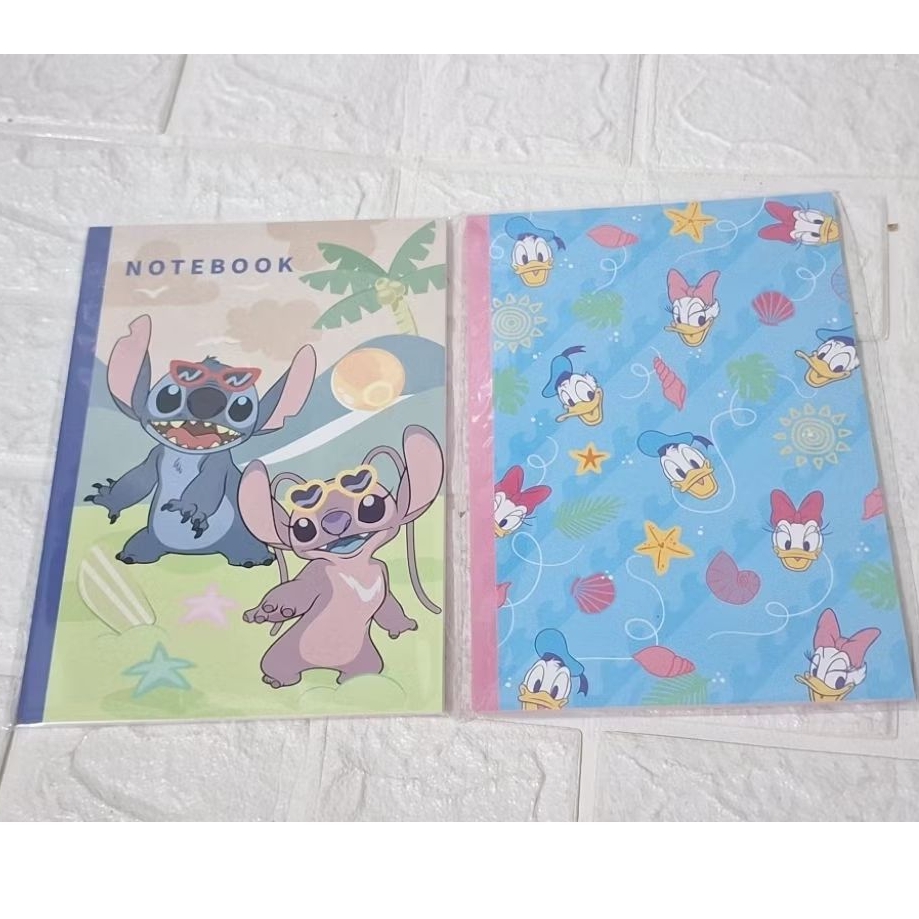 

buku tulis garis motif karakter disney lilo and stitch angel donal bebek desi bebek. alat tulis kantor sekolah ohsome kkv