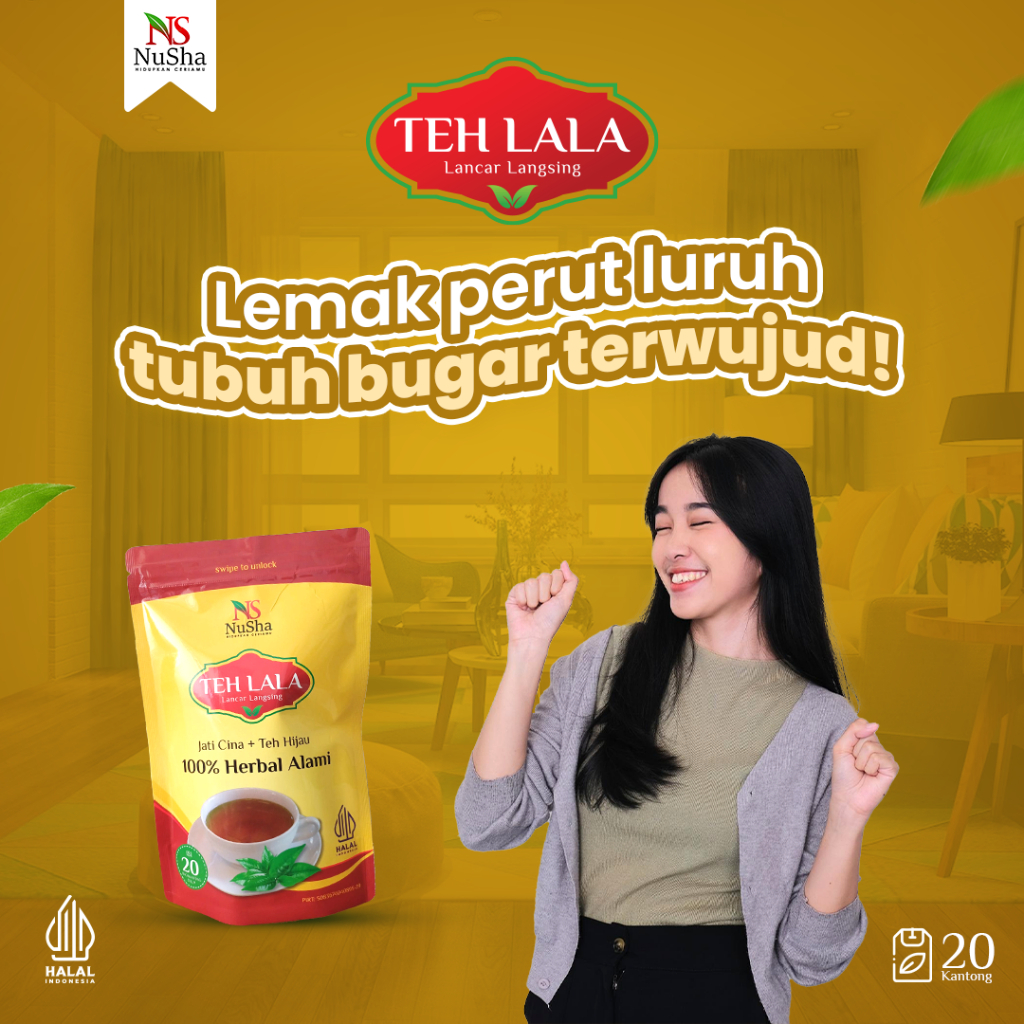 

LANGSING ALAMI !!! Teh Celup Daun Jati Cina Herbal Alami - Teh Lala isi 20
