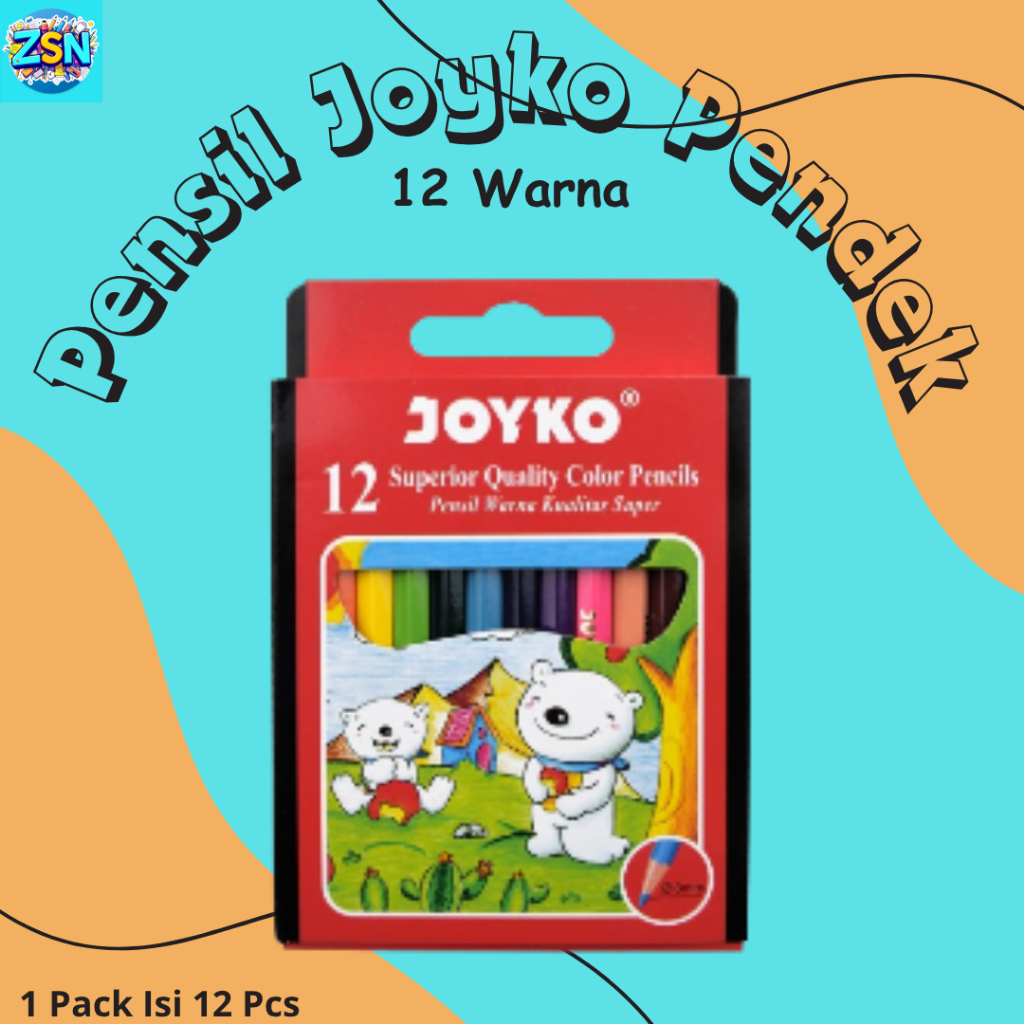 

Pensil Warna Joyko Joyko Pensil Warna Pinsil Gambar Joyco 12 Warna Kecil Bagus Dan Murah Original