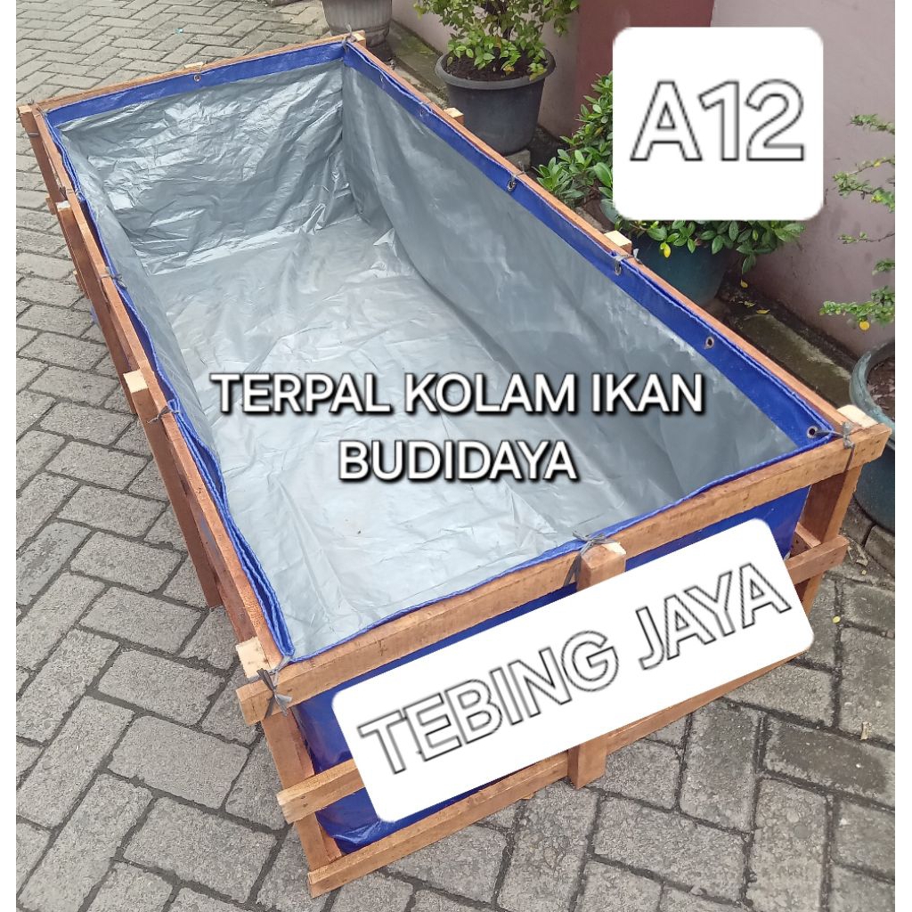 Terpal Kolam Ikan A12 Uk 300x200x50 - Kolam Terpal Budidaya