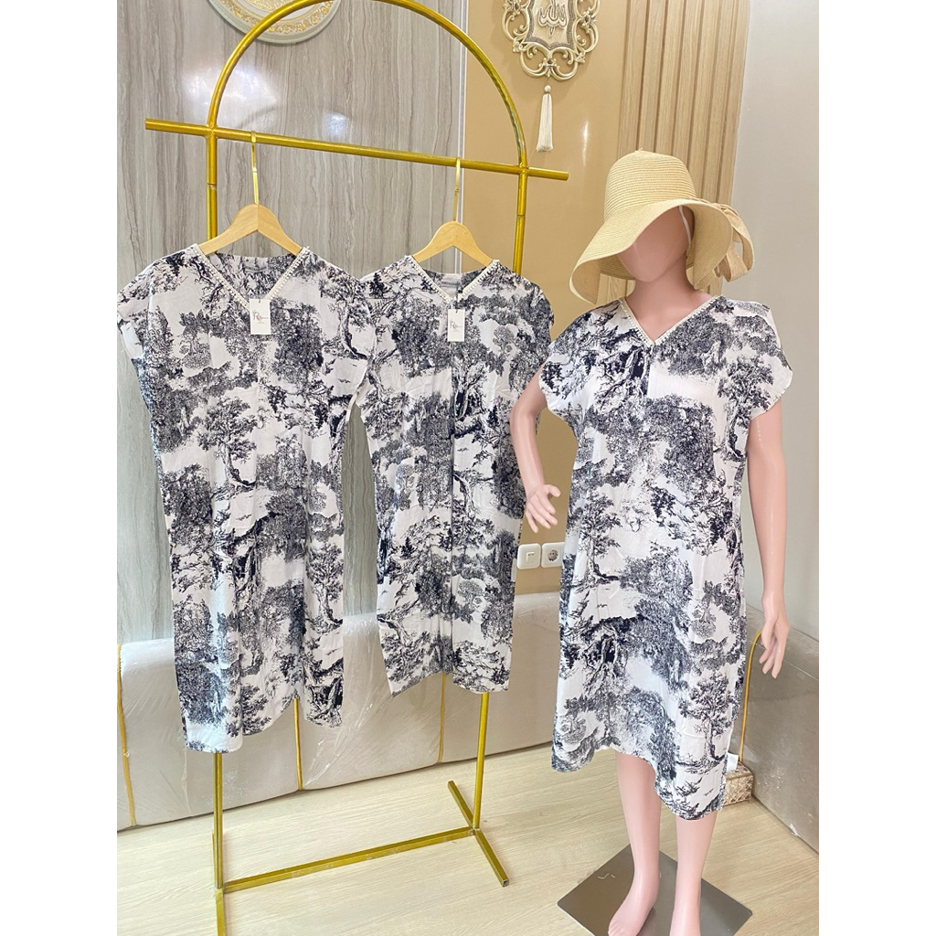 Daster mini dress, Daster midi dress.Daster viral