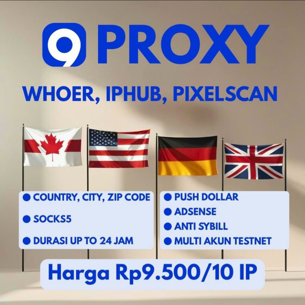 PROXY PREMIUM RESIDENTIAL FULL SPEED ROTATING STICKY 9PROXY 10 IP