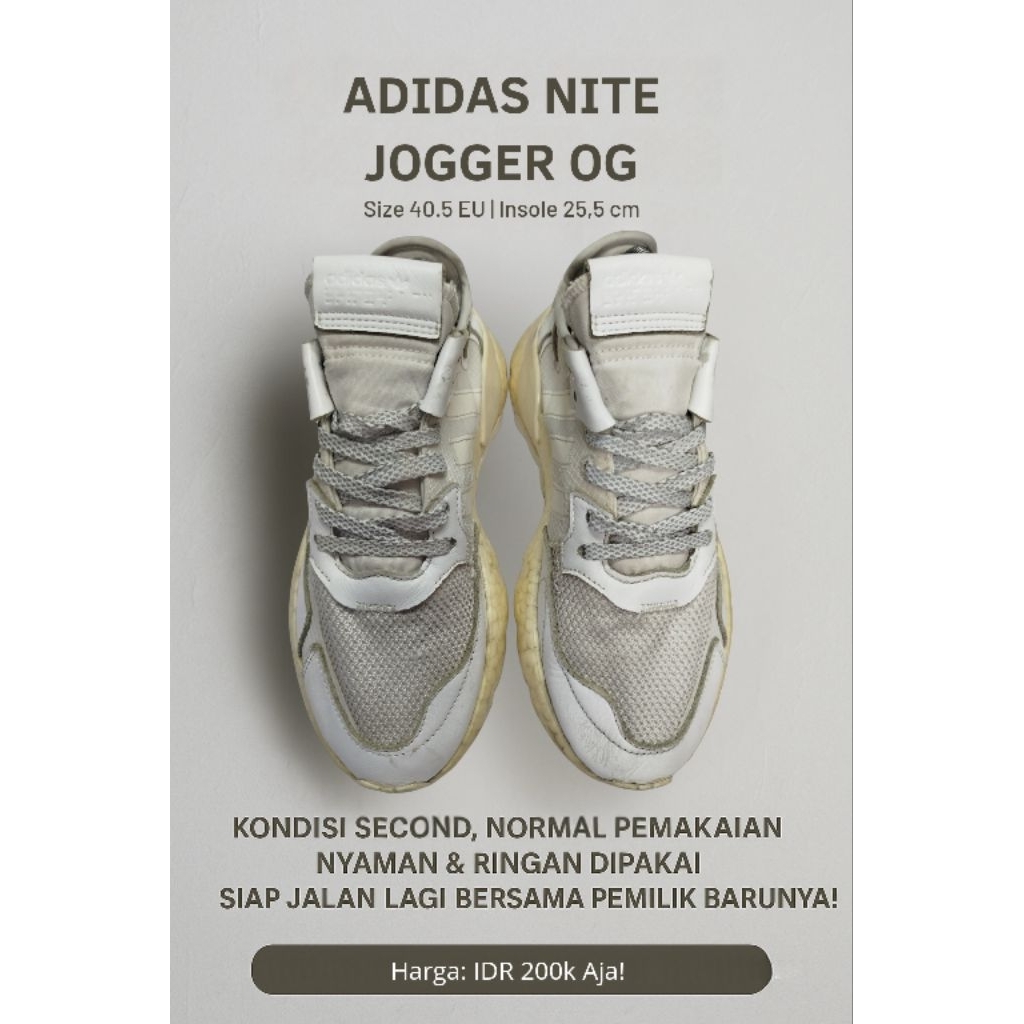 [Second Branded] Nite Jogger, size 40,5