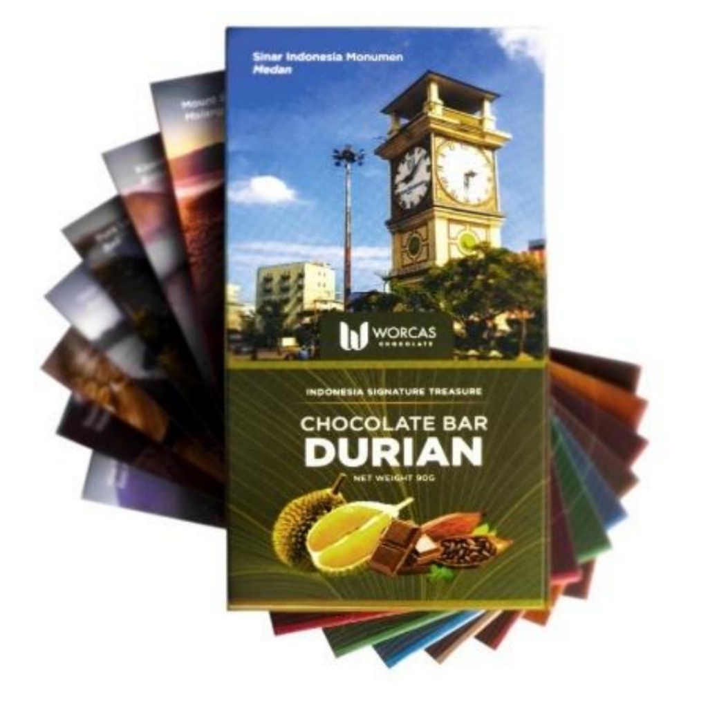 

Chocolate Bar Worcas Rasa Durian 90gr