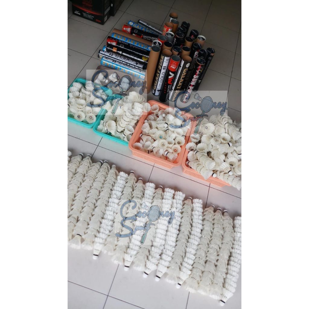 Kok Bekas Original Kondisi 85-95% / Kok Bekas Per Satuan (per pc) / Kok Bulu Tangkis / Kok Badminton