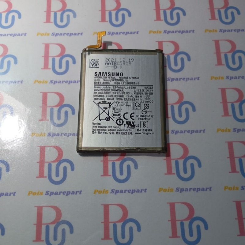 Baterai Samsung note 10+ Plus EB/BN975ABU original bekas