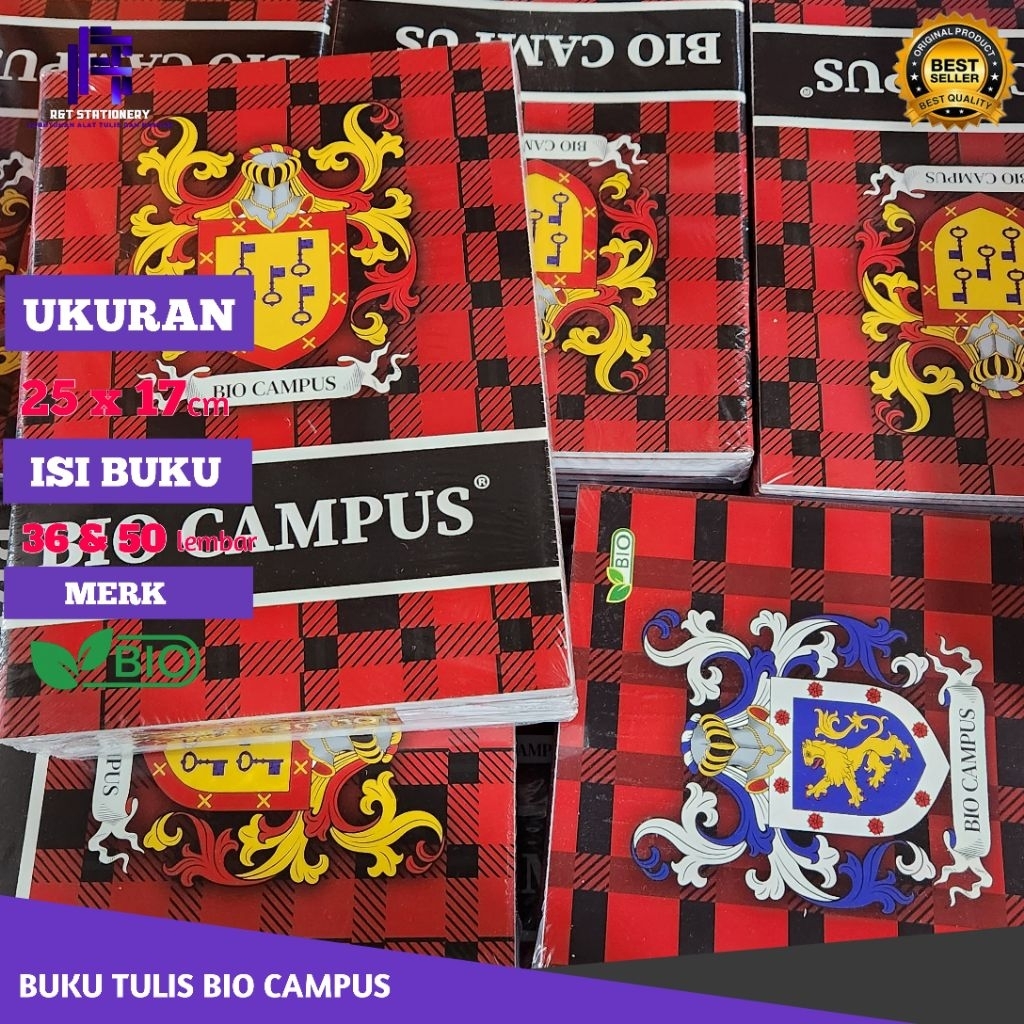 

BUKU TULIS BIO CAMPUS 1 PAK ISI 10 BUKU (HARGA MURAH)
