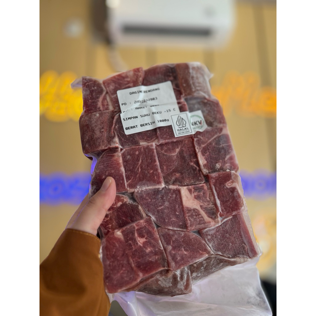 

daging sapi potongan rendang 1kg