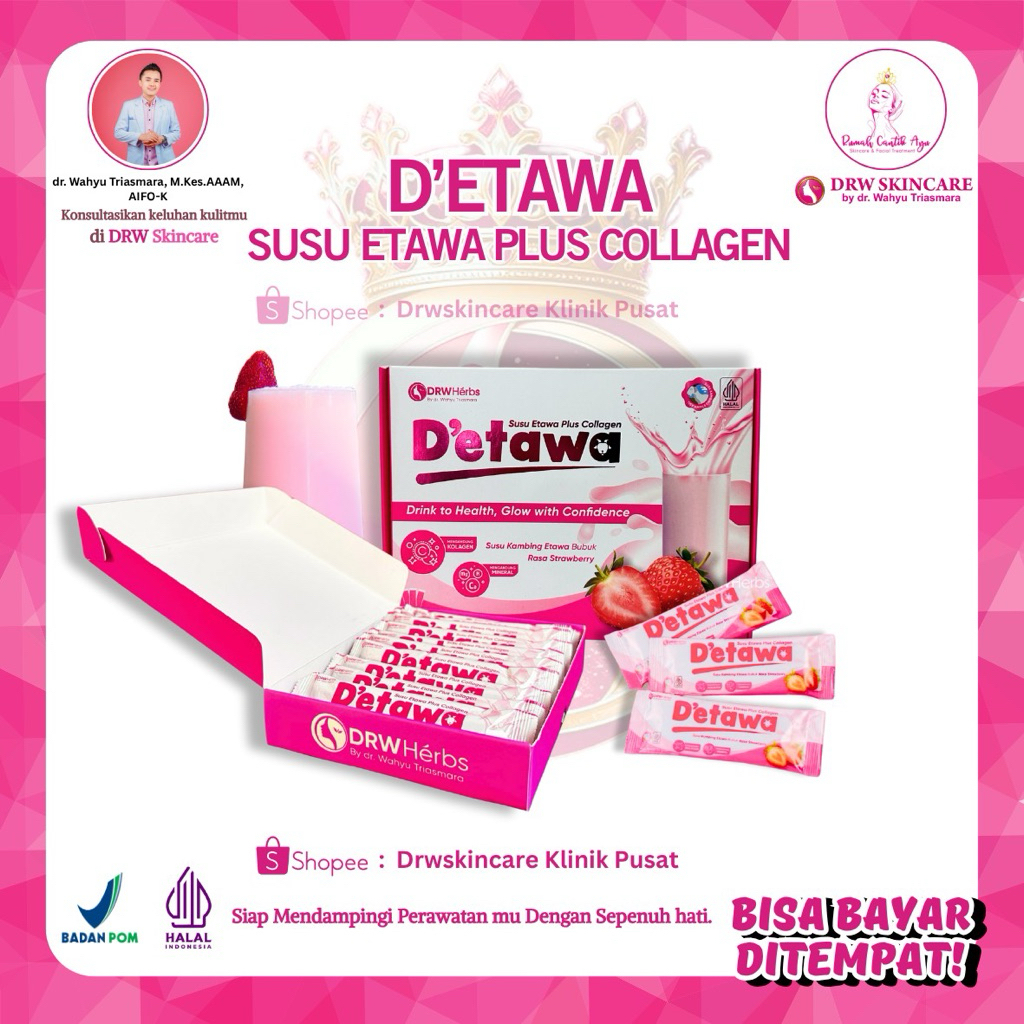 

Drw Skincare Susu D Etawa Plus Collagen Untuk Badan Sehat Dan Putih ORI BPOM [COD OK]