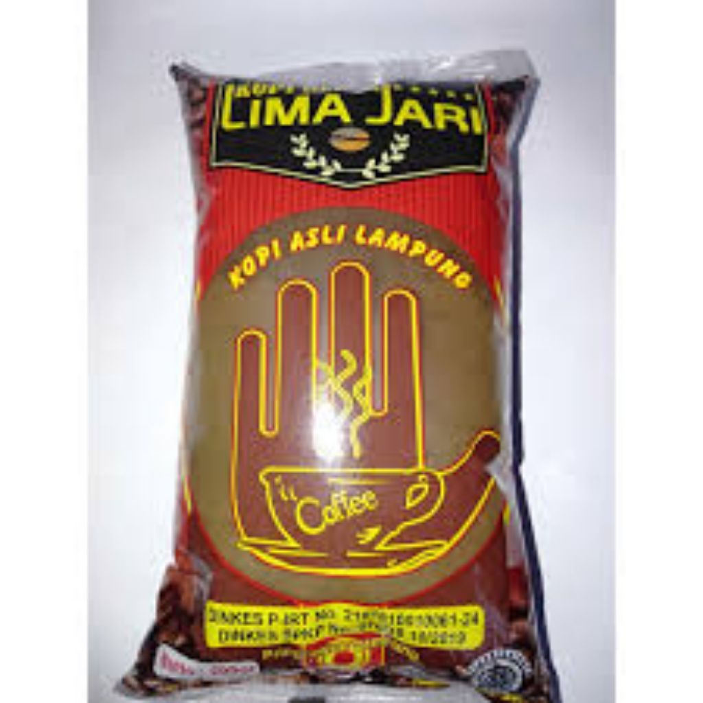 

10pcs kopi Lima jari 200grm/ kopi robusta asli Lampung