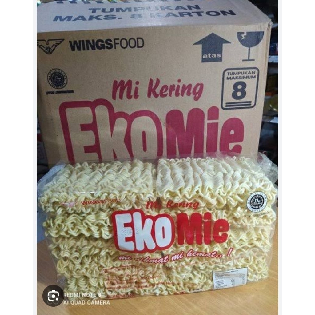 

Eko mie kering 1dus 6slop@500g