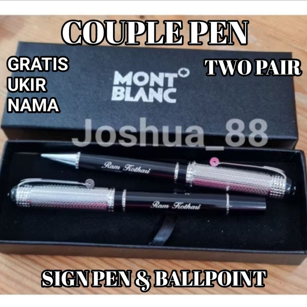 

Ballpoint Mewah Couple Pen Two Pair Monbl@nc Roller Ball Dan Ballpoint Gratis Grafir Nama Dan Box Exlusive