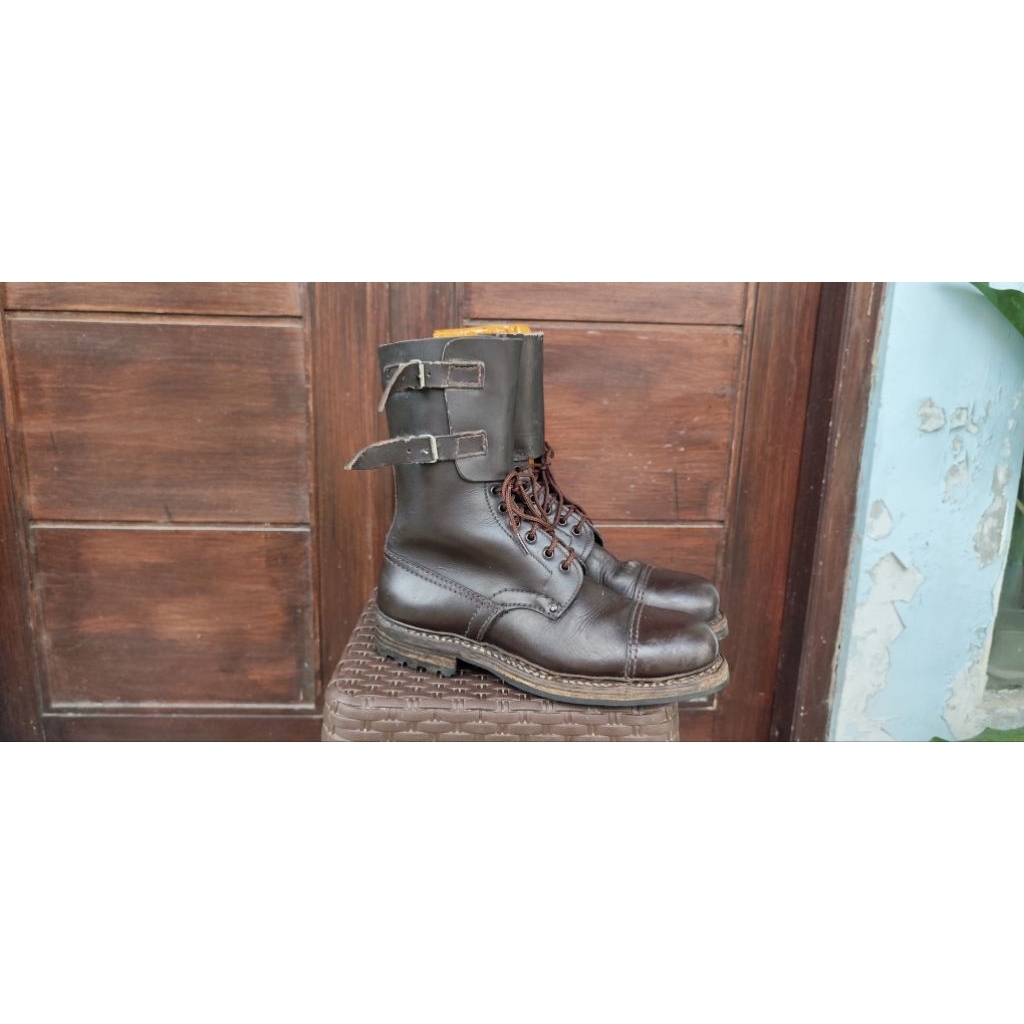 Everest United Kingdom Military 1969 Vietnam War Vintage Boots, Size 42 insol 26.5 cm