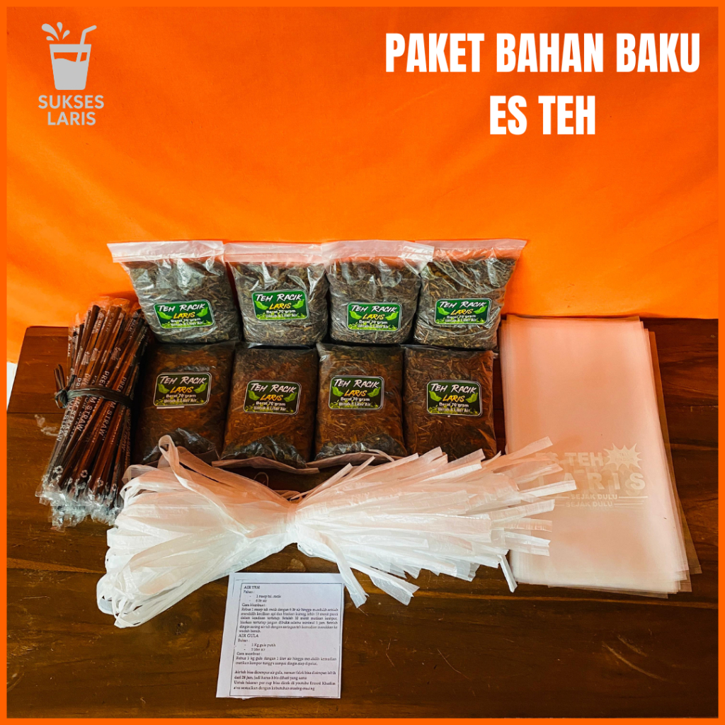 

TEH 200 PORSI + PAKET KEMASAN PLASTIK | Teh | Plastik Es