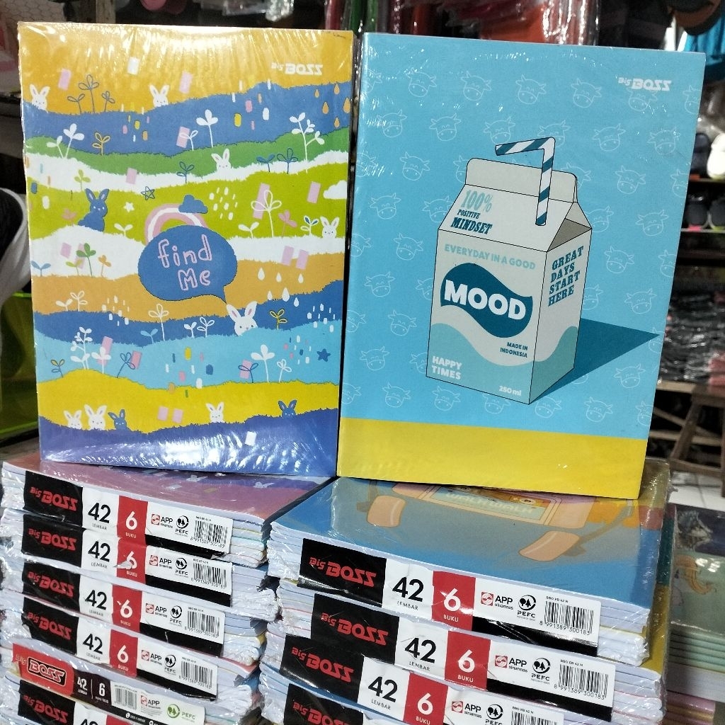 

Promo Buku Tulis Panjang Polos Merk Big Boss Isi 42 Lembar 1Pack Isi 6