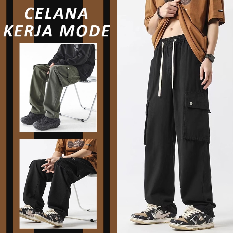 celana panjang korea celana long pants pria celana panjang pria celana panjang korean style korea  l