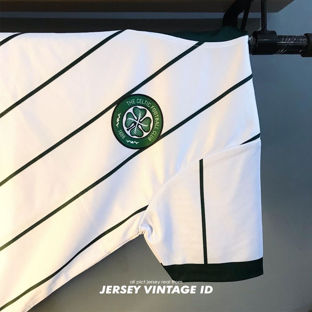 Jersey Celtic 1984 Home Pendek | Jersey Celtic Vintage Retro | Jersey Bisa COD