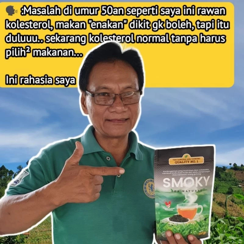 

Smoky Tea Antioksidan Tinggi Original P-IRT | Resep Sehat Peninggalan Jepang Detoks Usus Herbal