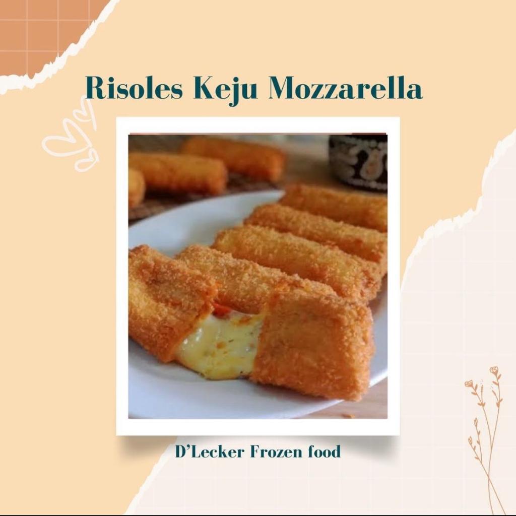 

D'Lecker Risoles Isi Keju Mozarella Lumer Frozen Food Isi 10 Pcs Halal & BPOM Cita Rasa Gurih Cocok Sebagai Camilan Sehari-hari