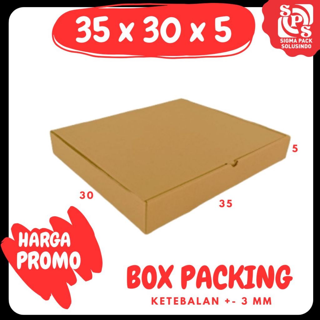 Box 35x30x5 LD Kardus Baju/Kardus 35x30x5 Kemeja Packing/dus 35x30x5 Kotak Handuk Selimut Zigma Box