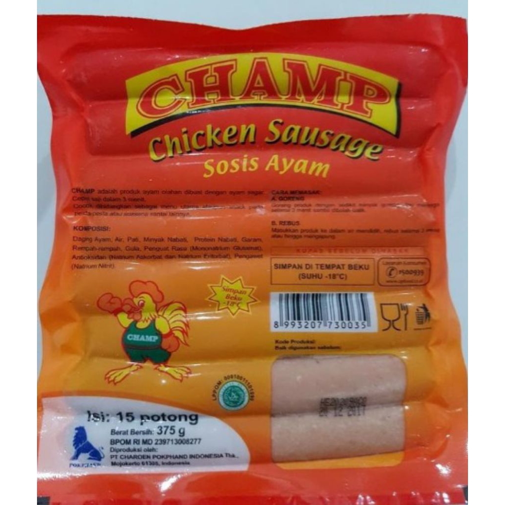 

CHAMP Sosis 375gr