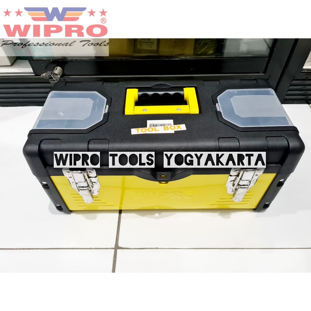 Wipro Tool Box / Tool Box Protector Case Double Lock / Tool Box Kunci Perkakas / Tool Box Plastik TB