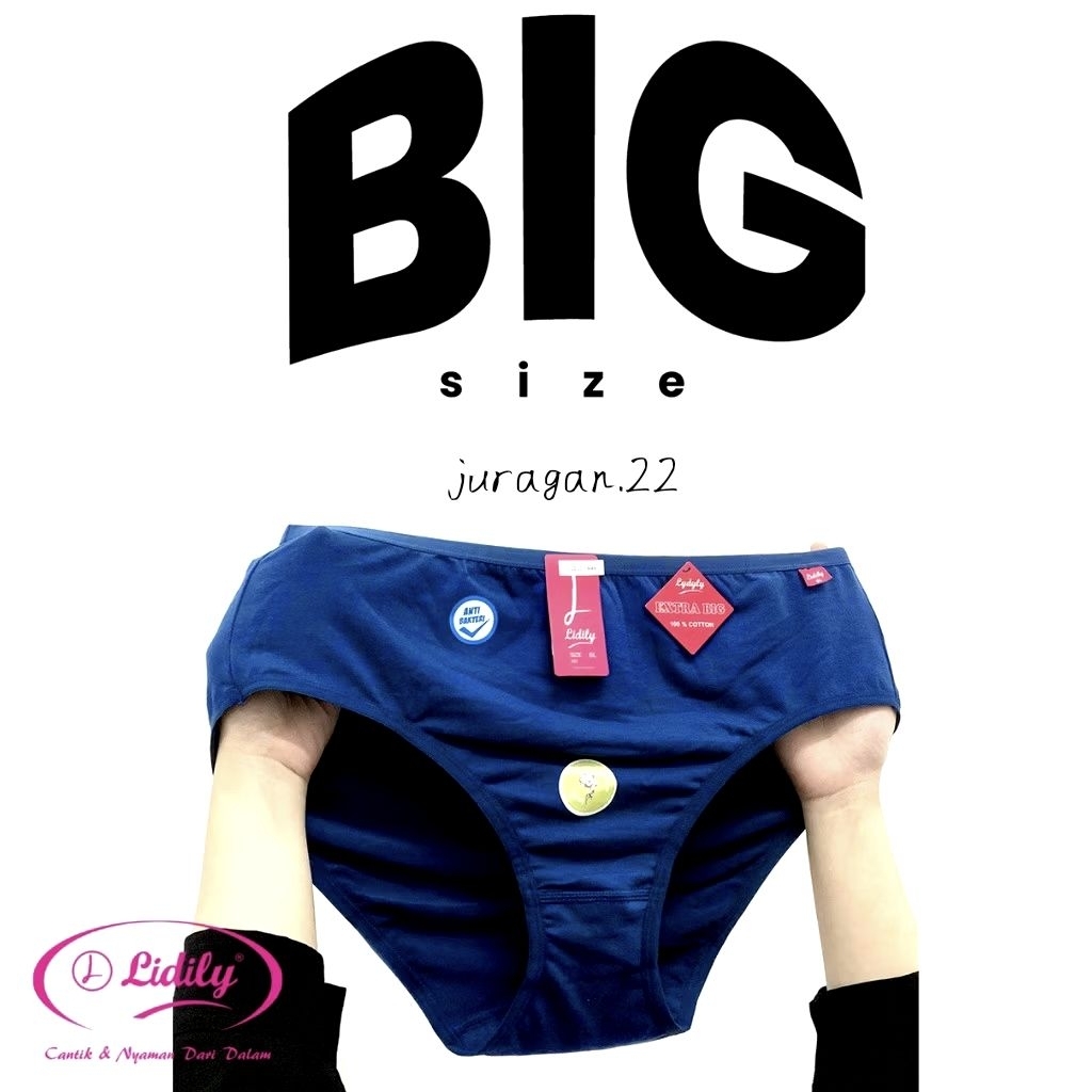 6pc Celana Dalam Wanita Lydyly L011 Katun / Cd Wanita Lydyly Katun (Lidily) M-5L