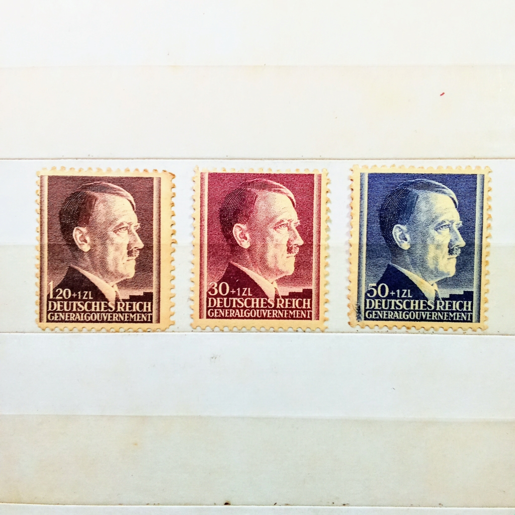 

Prangko Koleksi Filateli Jerman 1942 Adolf Hitler General Government