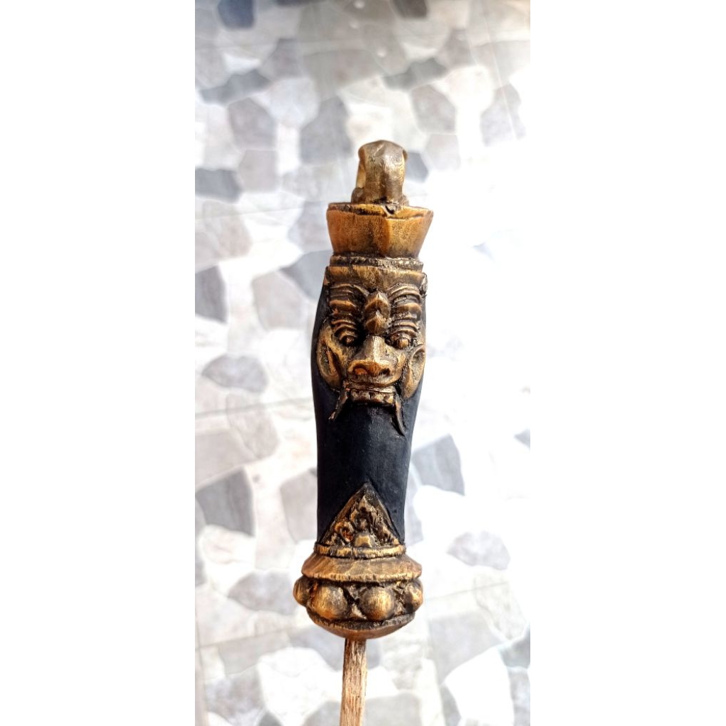 Handel keris motif cenangan bahan kayu sawo untuk bilah 40-45cm