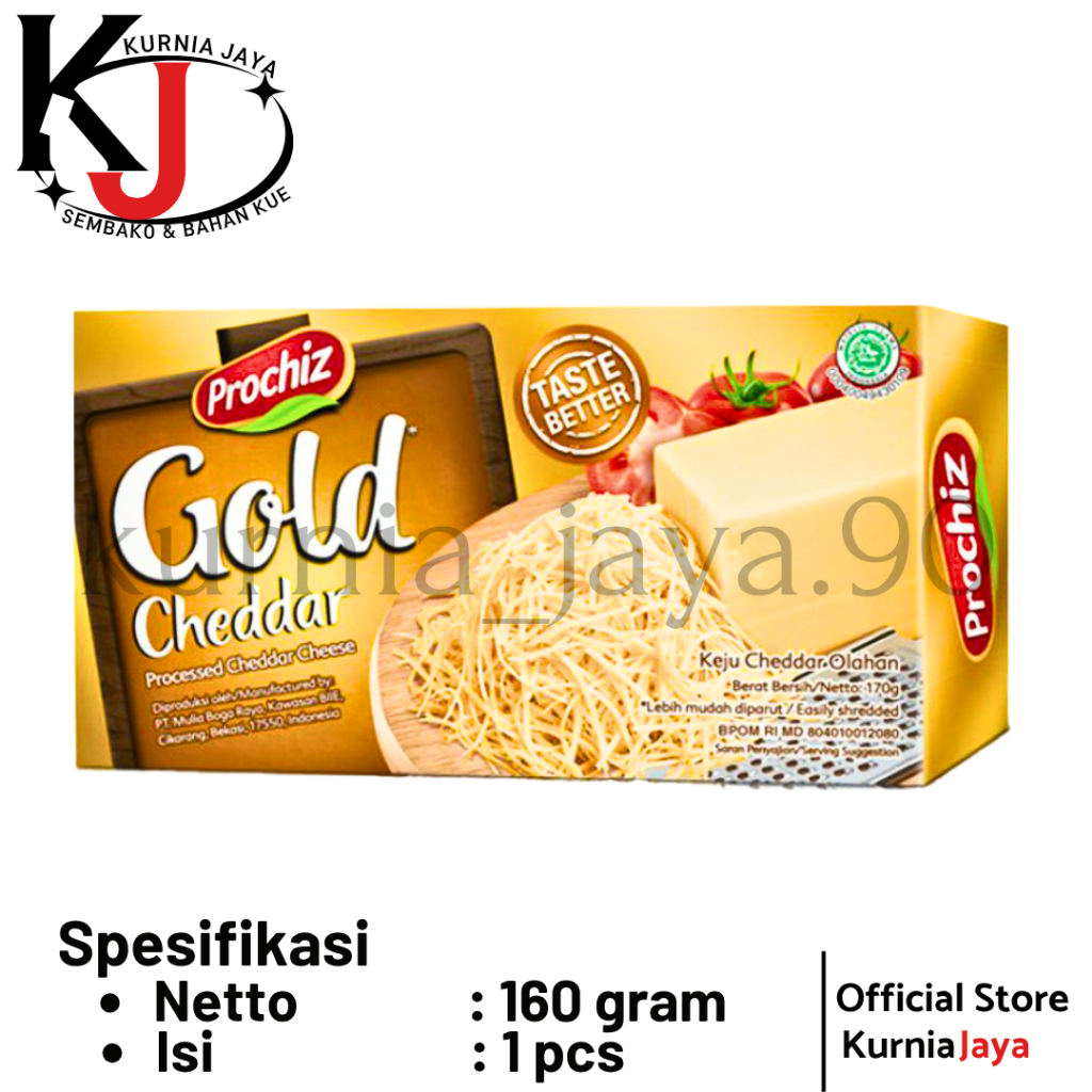 

[ PROCHIZ ] Keju Gold 160gr