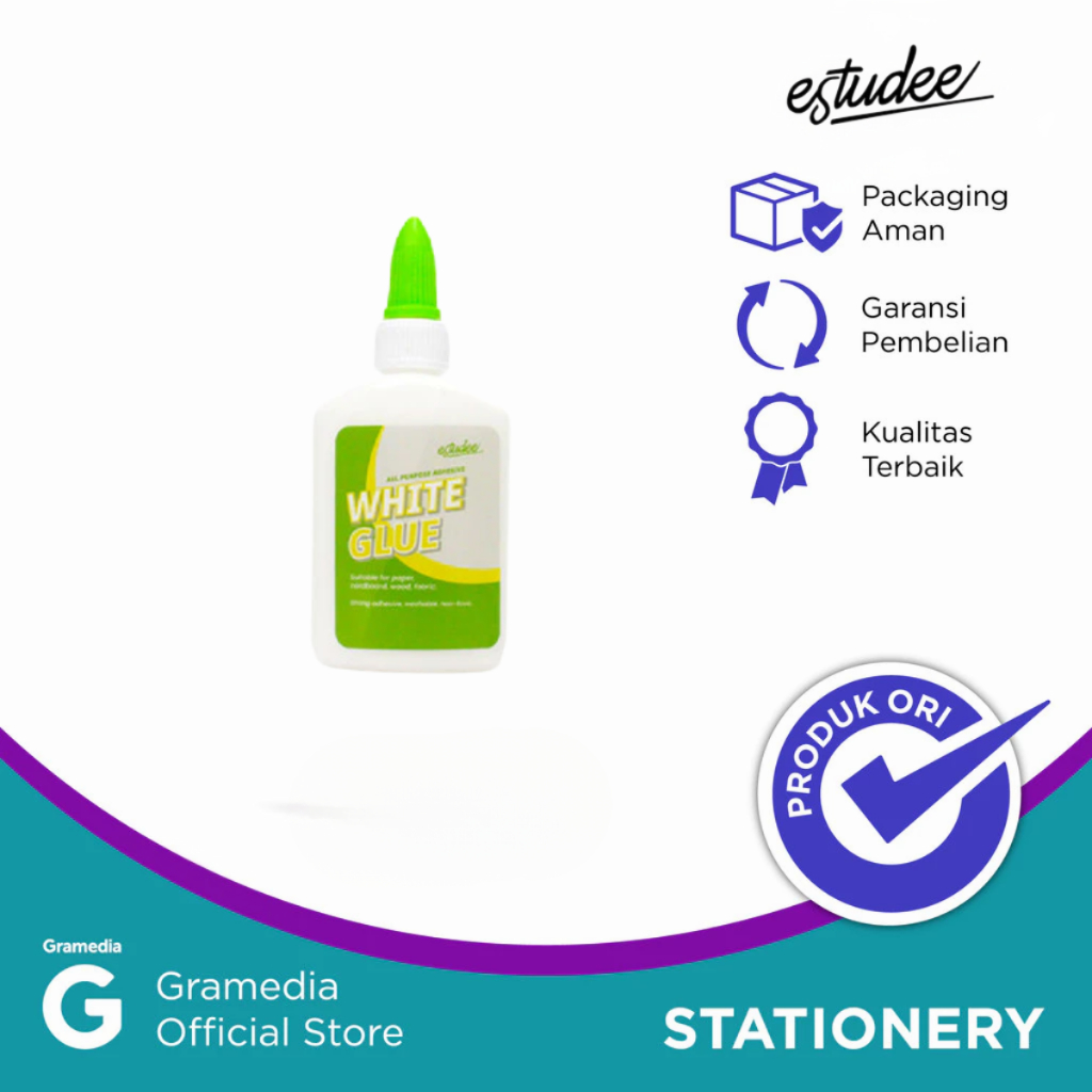 

Gramedia Pettarani - LEM ESTUDEE WHITE GLUE 60GR
