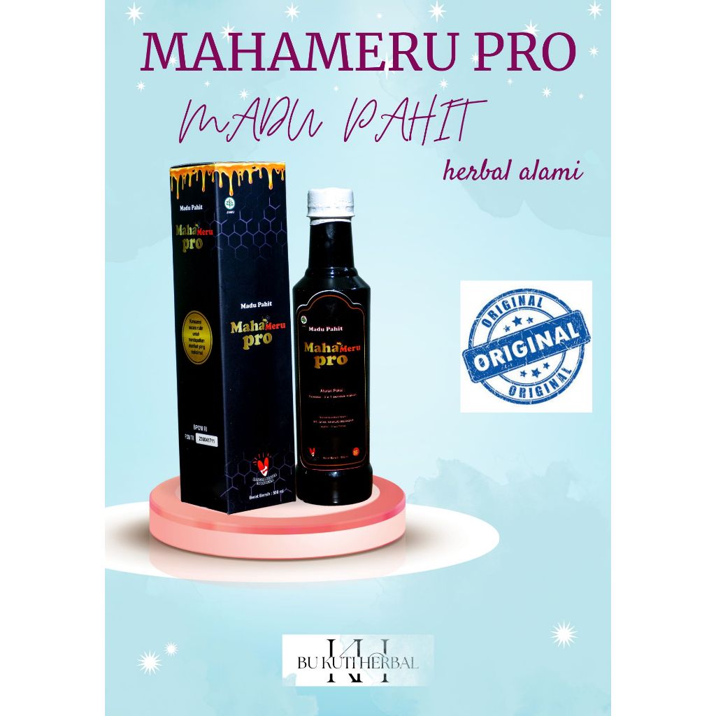 

MAHAMERU PRO MADU HITAM PAHIT BERKHASIAT AMPUH ORIGINAL