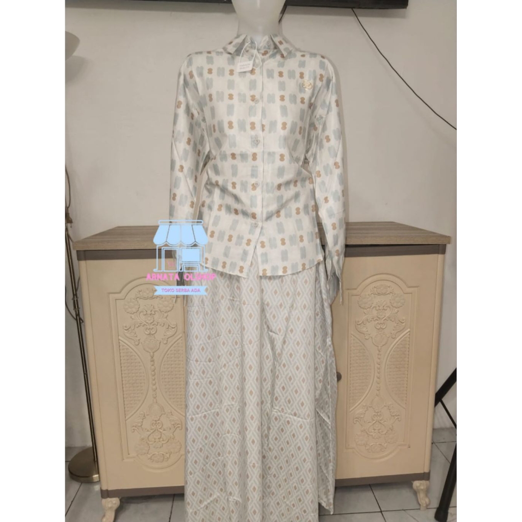 One set satu setel atasan dan rok panjang muslim fashion wanita muslim terbaru