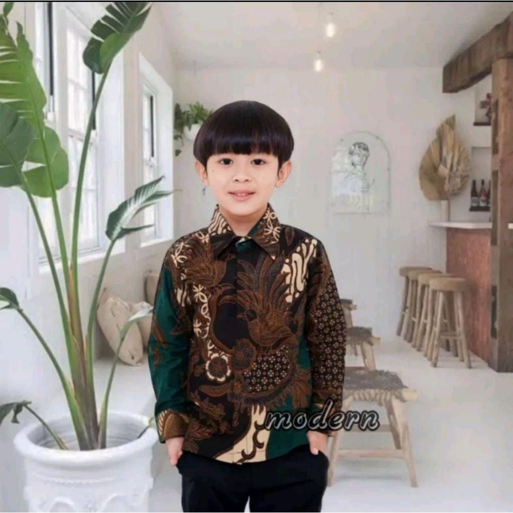 kemeja anak laki laki-hem anak lengan panjang-hem anak laki laki