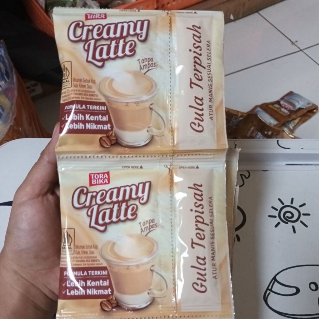 

Torabika Creamy Latte 10x25g Rendah Gula Kopi