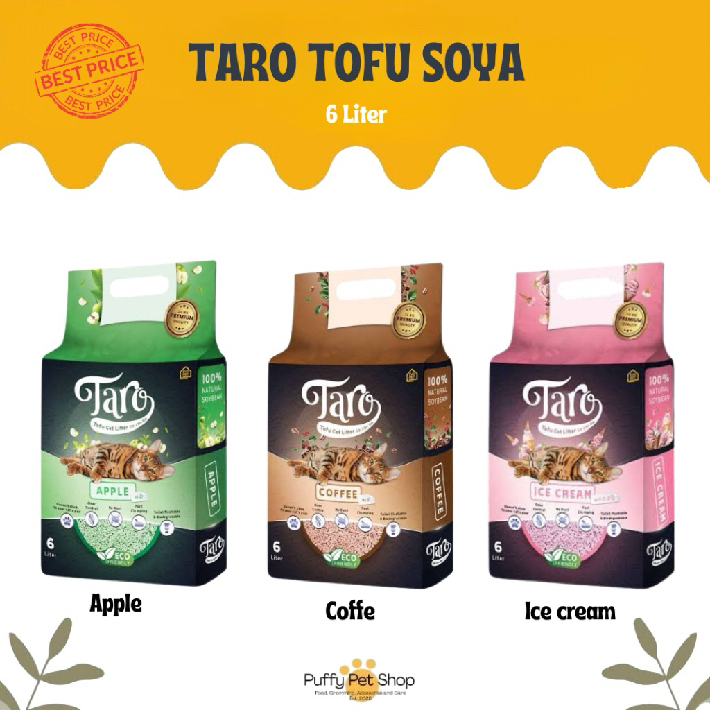 [PASIR TOFU CAT LITTER] Taro Tofu 6 Litter