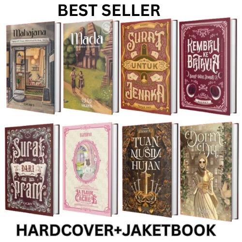 Novel Hardcover (mada, surat untuk jenaka,dorm du,tuan) bebas pilih judul by akad