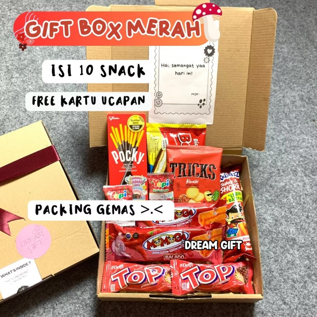 

GIFT BOX HAMPERS ULANG TAHUN HADIAH WISUDAH, KADO ULANG TAHUN, GIFT BOX SNACK KADO SIDANG BAY WHIMSY
