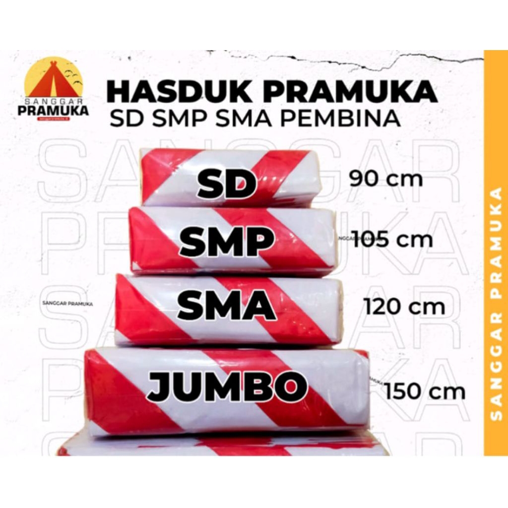 kacu Pramuka handuk Pramuka SD SMP SMA pembina