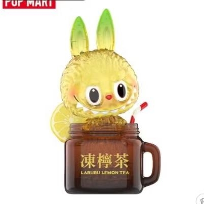 popmart labubu lemon tea figure popmart figure