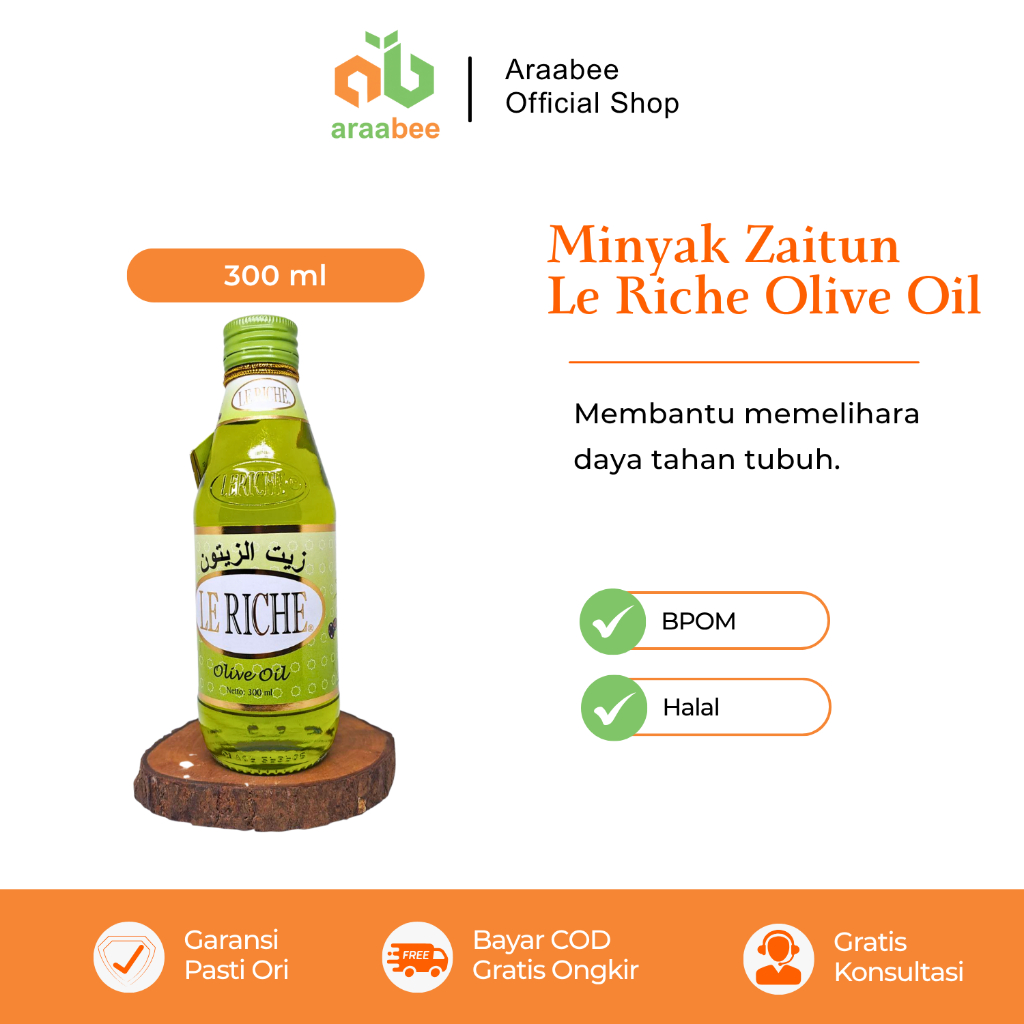 

Minyak Zaitun Leriche 300ml Exra Virgin Oil Asli Original BPOM