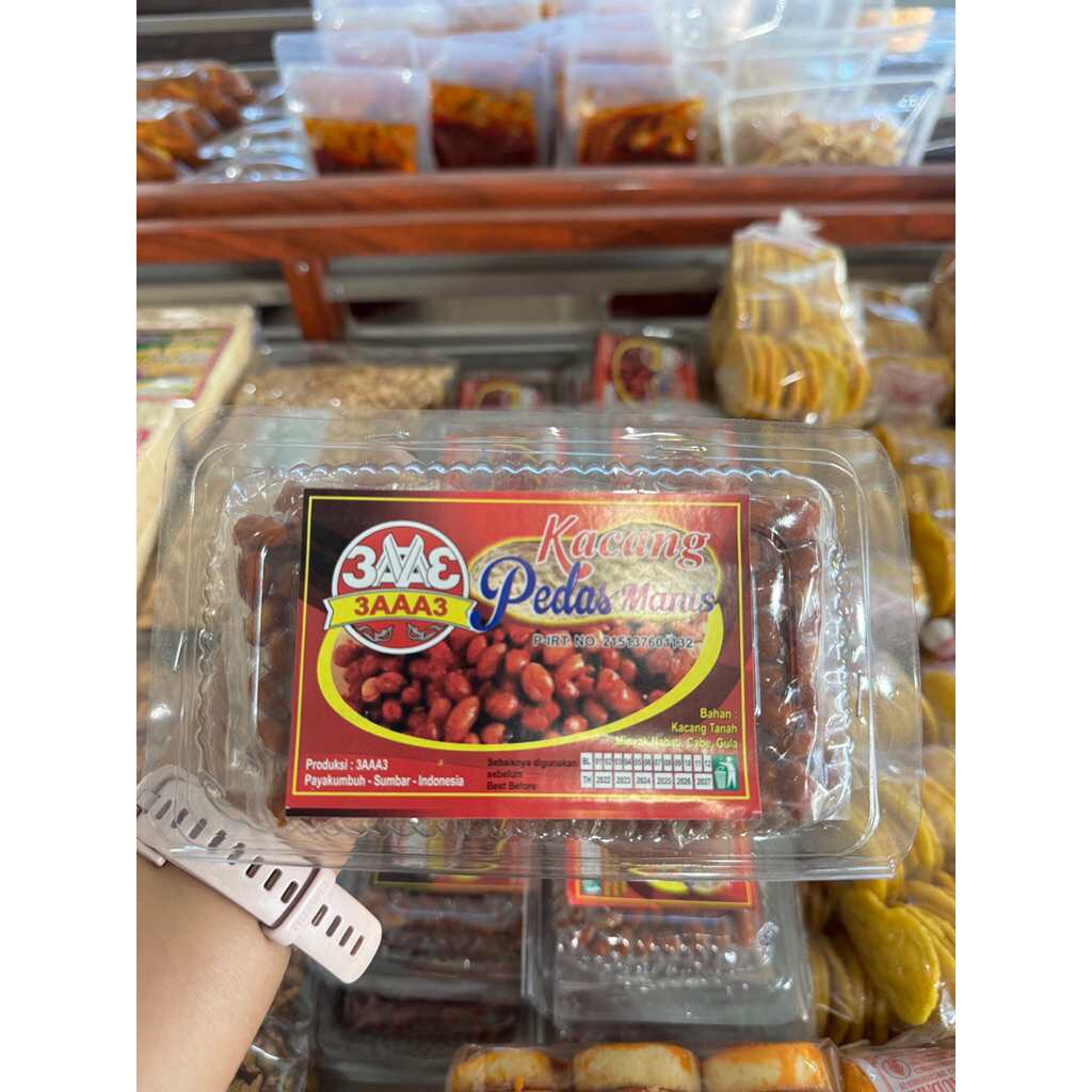 

kacang balado pedas manis 3AAA | oleh oleh minang