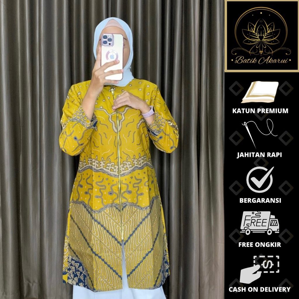 Batik Wanita Modern Baju Batik Tunik Wanita Jumbo Modern Batik Tunik Batik Tunik Wanita Modern