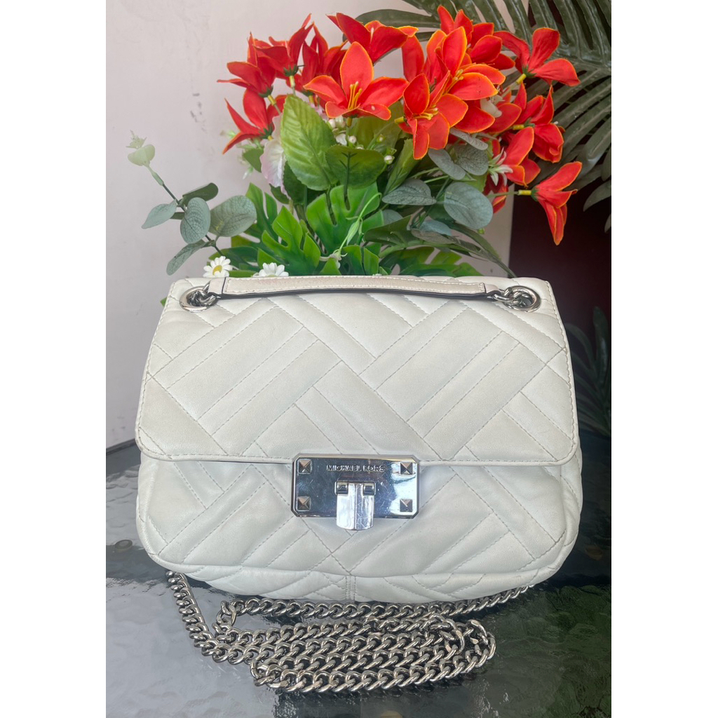 preloved tas Mk Sloan putih / tas mantan / tas MK